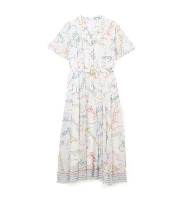 Diagram「ロープロゴプリントワンピース」|ワンピース|