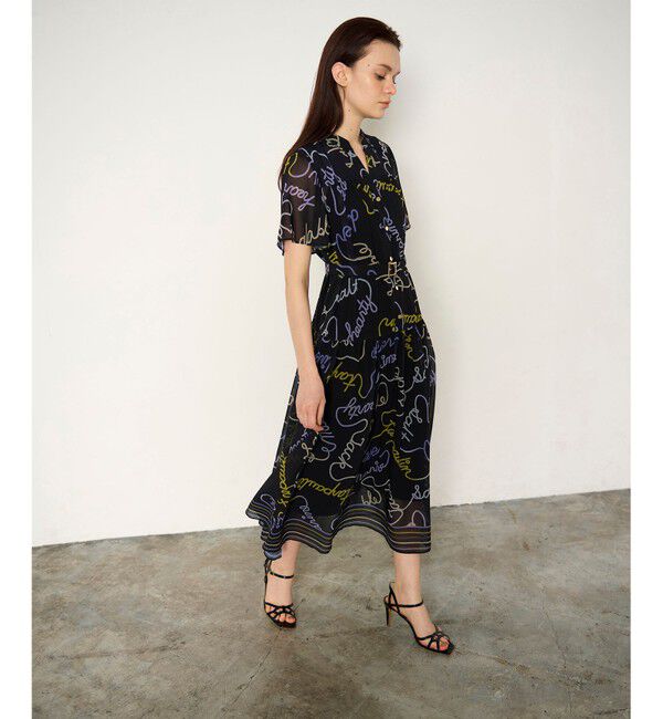 Diagram「ロープロゴプリントワンピース」|ワンピース|