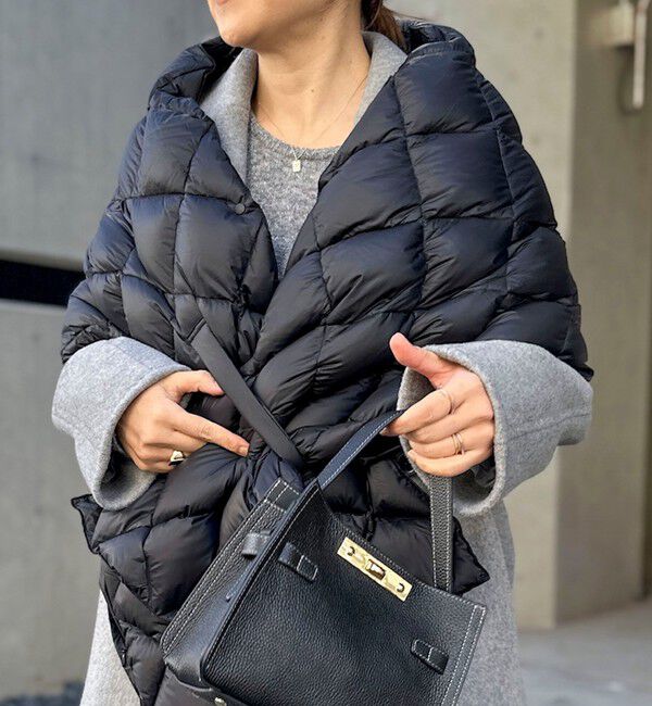 NOLLEY'S「◇【WEB限定】【TAION/タイオン】別注ダウンストール」|ダウン|ブラック