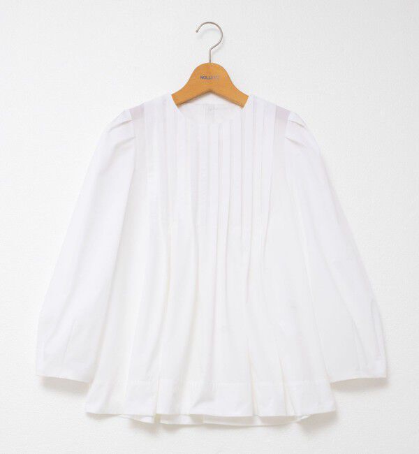 NOLLEY'S「ウォッシャブルタックフレアーブラウス」|シャツ・ブラウス|