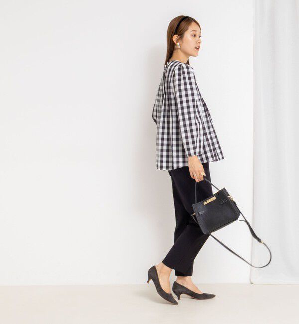 NOLLEY'S「ウォッシャブルタックフレアーブラウス」|シャツ・ブラウス|