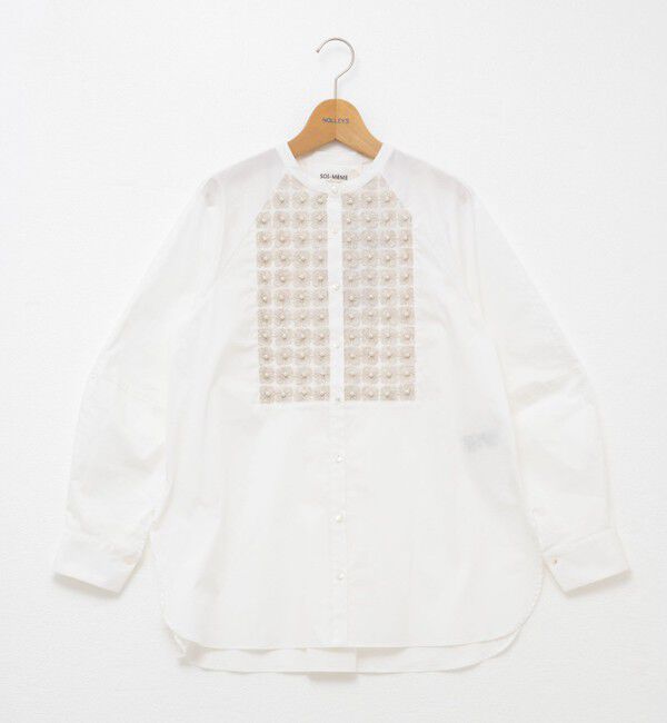 NOLLEY'S「【SOI-MeME/ソワメム】パールラメレースブラウス」|シャツ・ブラウス|