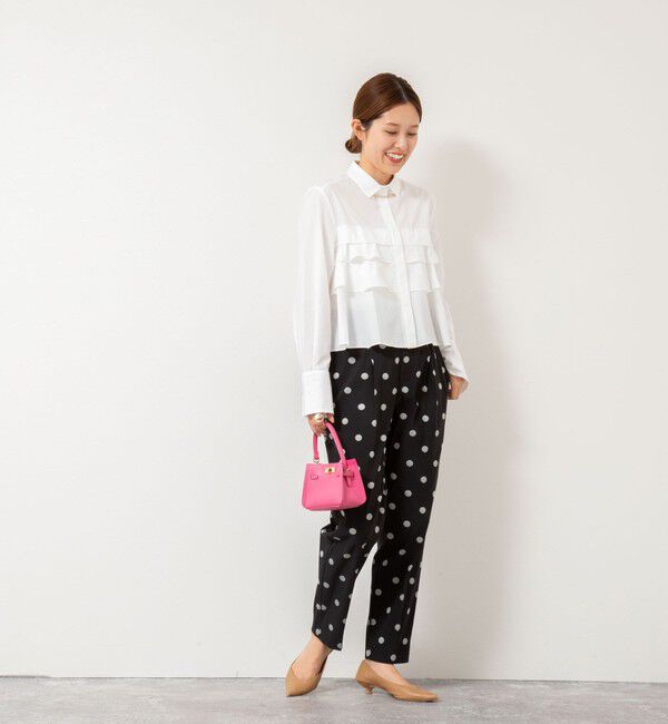 NOLLEY'S「【MARILYN MOON/マリリーンムーン】layered raffle blouse」|シャツ・ブラウス|