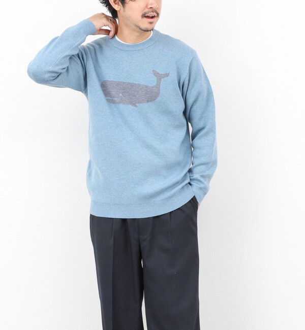 NOLLEY'S goodman「クジラWJQ ダブルジャカードニット 25AW」|ニット・セーター|