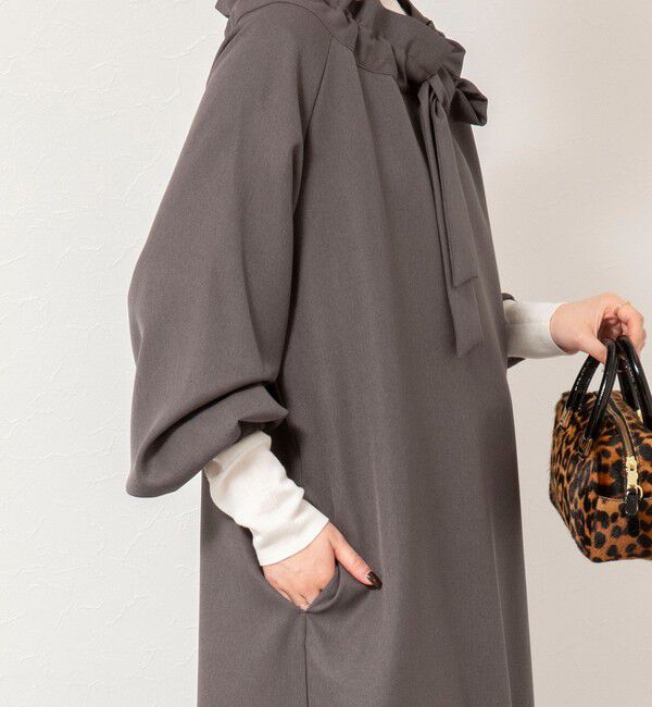 NOLLEY'S「ウォッシャブル2WAYリボンギャザーワンピース」|ワンピース|