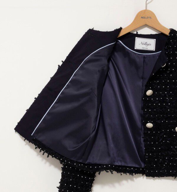 NOLLEY'S「45th limited editionフラッグカラミジャケット」|ノーカラージャケット|