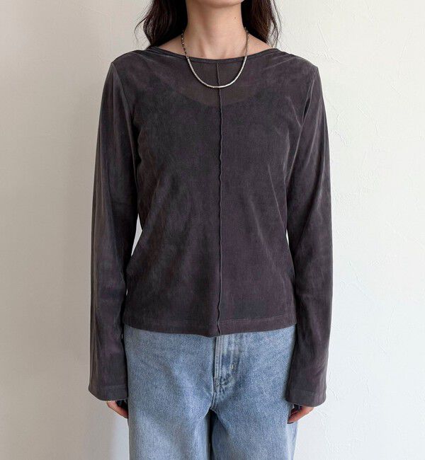 fredy emue「シアーフロッキーフレアスリーブプルオーバー」|Tシャツ・カットソー|