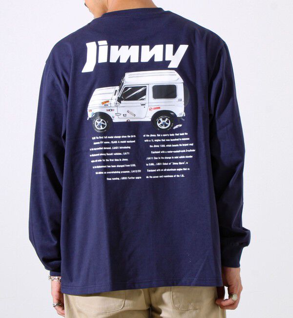 GLOSTER「【ロングセラーコラボ】ジムニー&times;GLOSTER 長袖プリントTシャツ」|Tシャツ・カットソー|