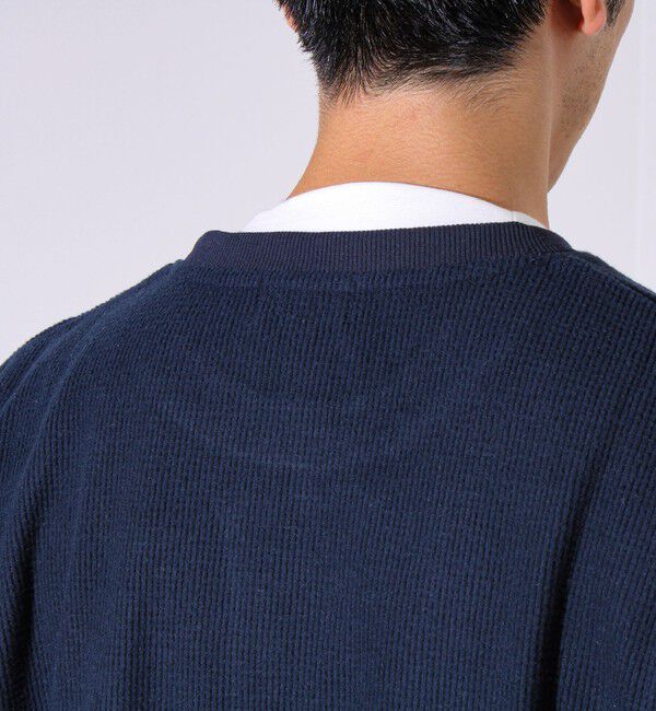 GLOSTER「【レイヤードに最適】起毛ワッフル 裾ドロストロンT」|Tシャツ・カットソー|