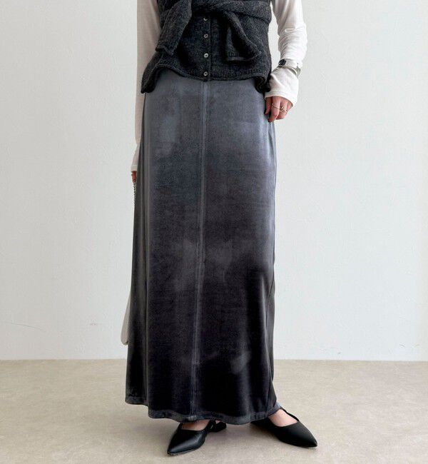 fredy emue「ベロアタイトスカート」|スカート|