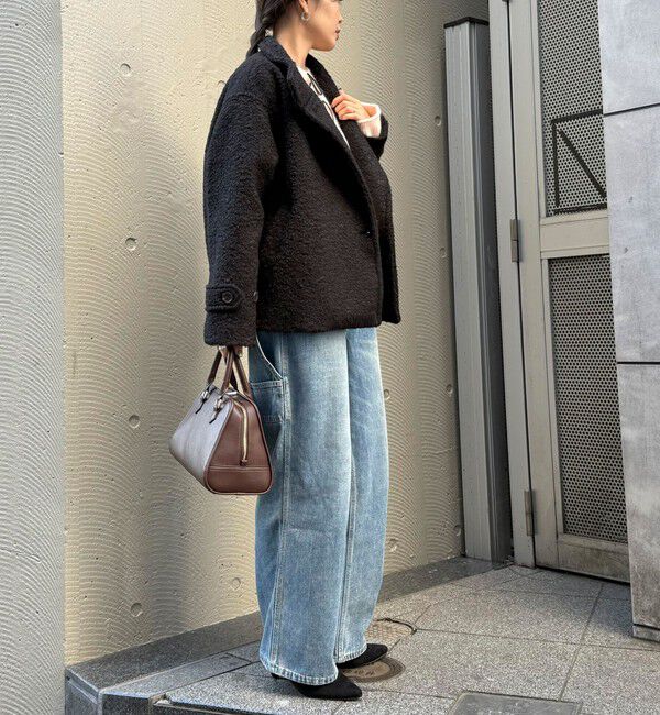 fredy emue「ループシャギースタンドカラーコート」|その他|