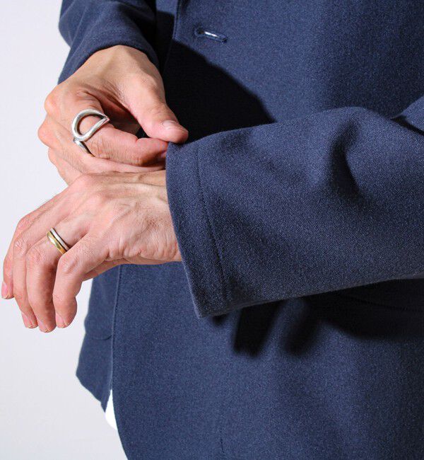 GLOSTER「【オンオフ兼用の大人カジュアルジャケット】両面起毛 ストレッチジャケット」|テーラードジャケット|