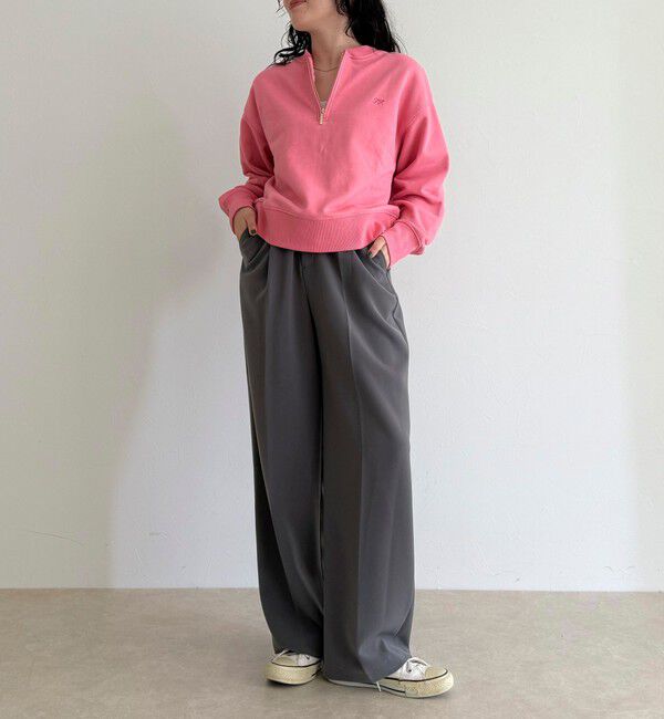 fredy emue「ハーフジップ裏毛スウェット」|スウェット・ジャージ|