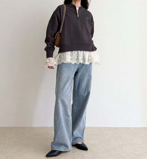 fredy emue「ハーフジップ裏毛スウェット」|スウェット・ジャージ|