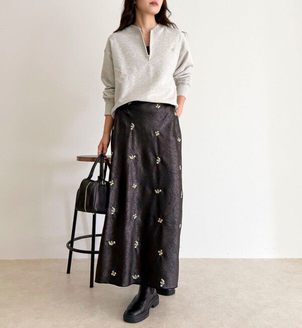 fredy emue「ハーフジップ裏毛スウェット」|スウェット・ジャージ|