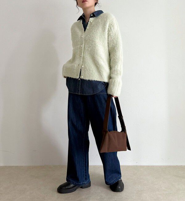 fredy emue「ふわふわ起毛ニットカーディガン」|カーディガン|