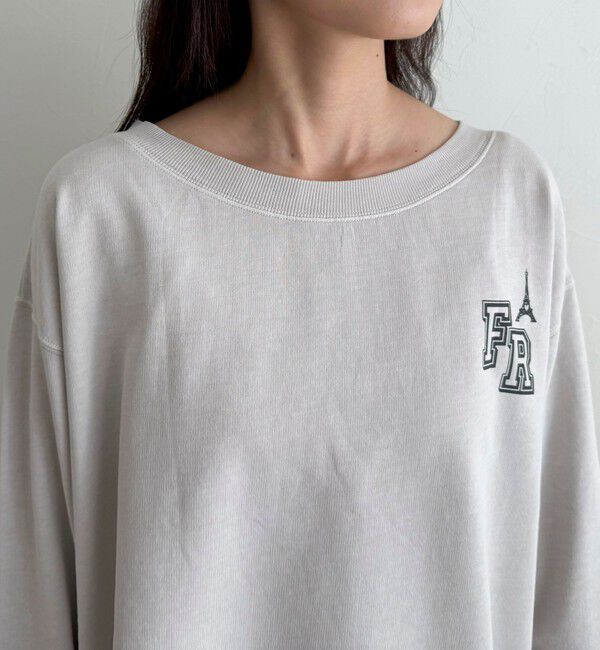 fredy emue「ヴィンテージ加工裏毛オフショルプルオーバー」|Tシャツ・カットソー|