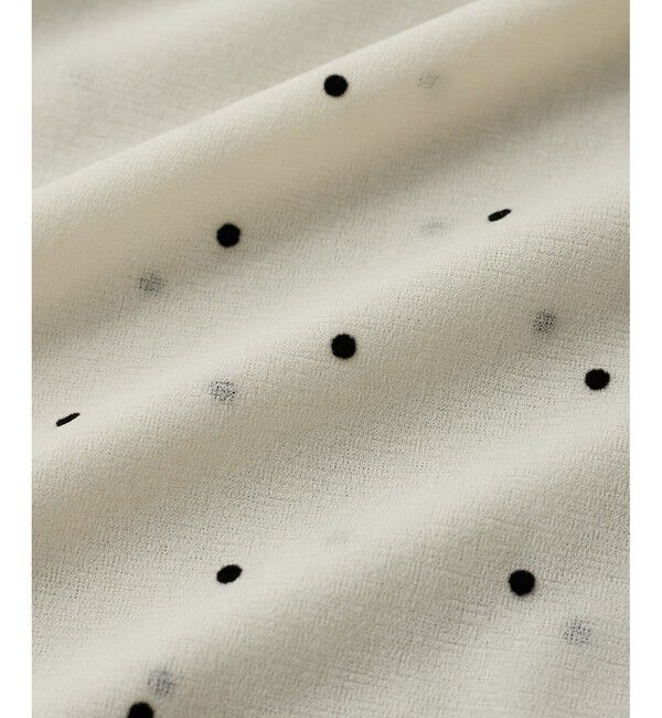 VIS「シアードット＆リボン柄プルオーバー」|Tシャツ・カットソー|