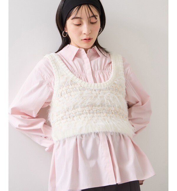 VIS「シャーリングデザインシャツ」|シャツ・ブラウス|