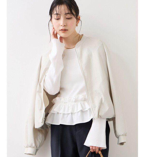 VIS「ボリュームバルーンブルゾン/UVケア・イージーケア」|ブルゾン・スタジャン|キナリ(16)