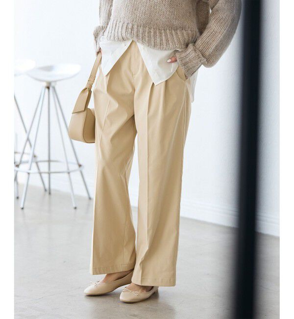 Rope&rsquo;Picnic「【3サイズ展開】チノライクタックパンツ」|チノ|