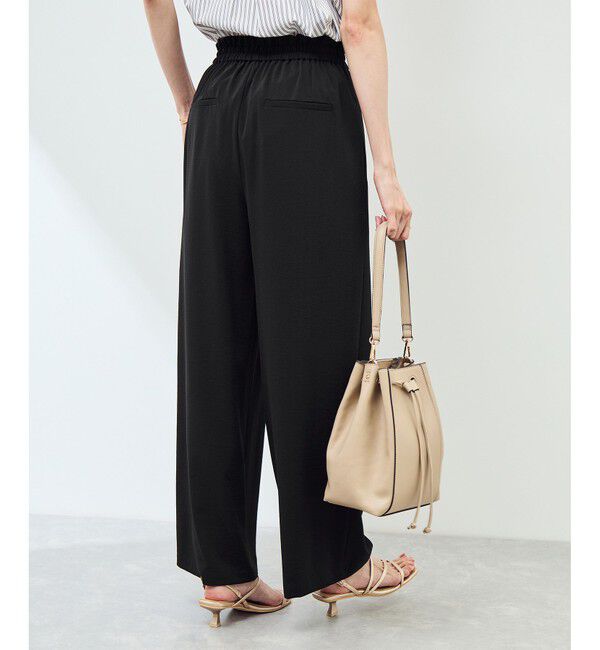 Rope&rsquo;Picnic「ジョガーイージーワイドパンツ/セットアップ対応」|チノ|