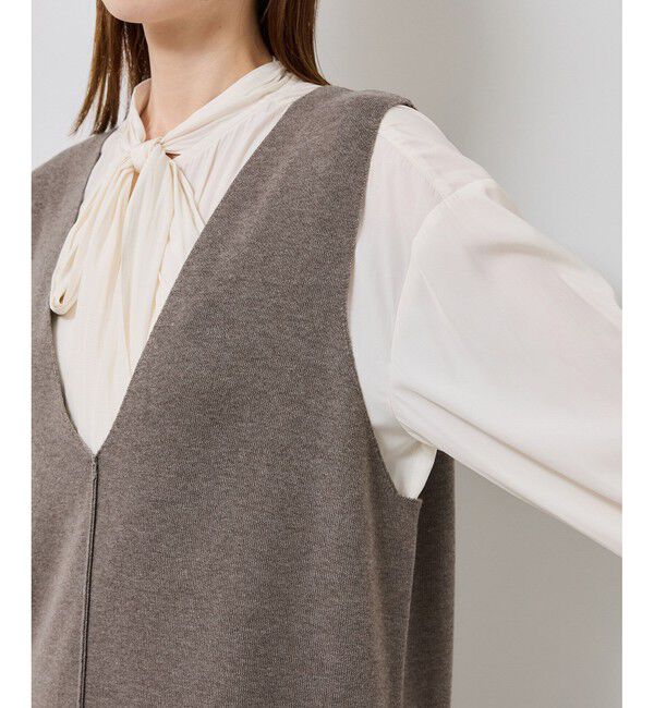 Rope&rsquo;Picnic「ニットジャンパースカート/着丈が選べる・リンクコーデ」|ワンピース|