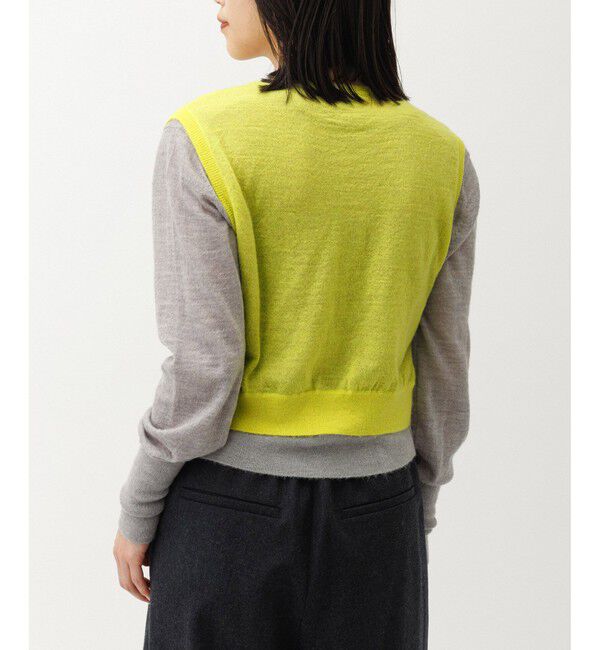 ADAM ET ROPE'「モヘアミックスセットニットカーディガン」|カーディガン|