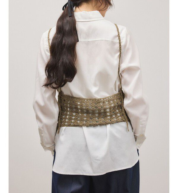 ADAM ET ROPE'「クロシェニットビスチェ」|キャミソール|