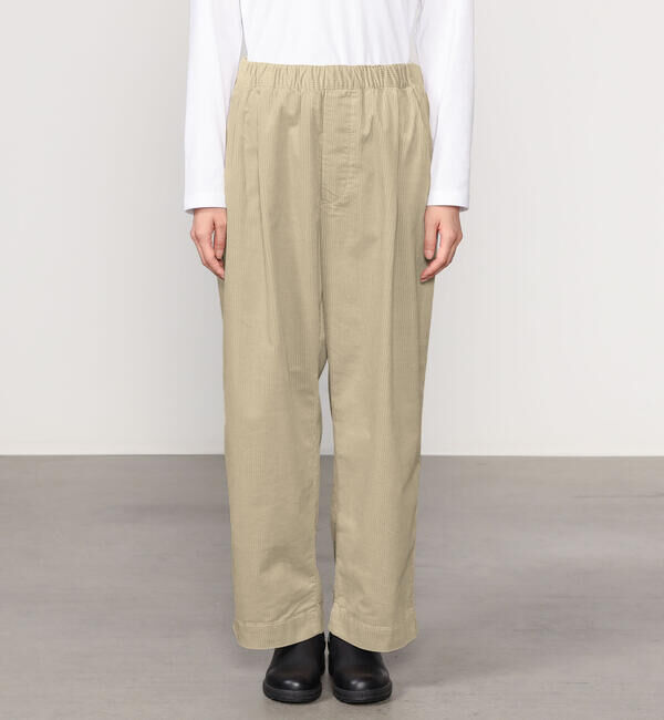 DANTON「DANTON | コーデュロイ イージークロップドパンツ WOMEN」|チノ|