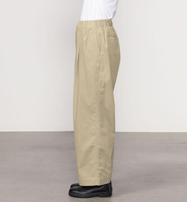 DANTON「DANTON | コーデュロイ イージークロップドパンツ WOMEN」|チノ|