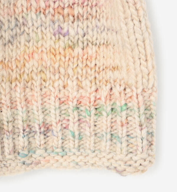 LE GLAZIK「LE GLAZIK | ミックスカラー クルーネックカーディガン WOMEN」|ニット・セーター|