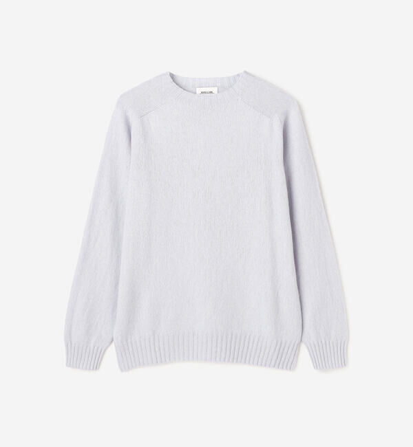 Morris & Sons「MORRIS & SONS | ジーロンラム クルーネックニット MEN」|ニット・セーター|LTBLUE