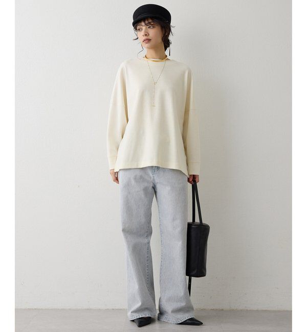  「圧縮スムースワイドプルオーバー」|Tシャツ・カットソー|