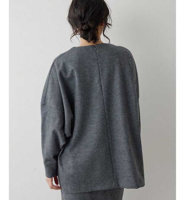  「圧縮スムースワイドプルオーバー」|Tシャツ・カットソー|