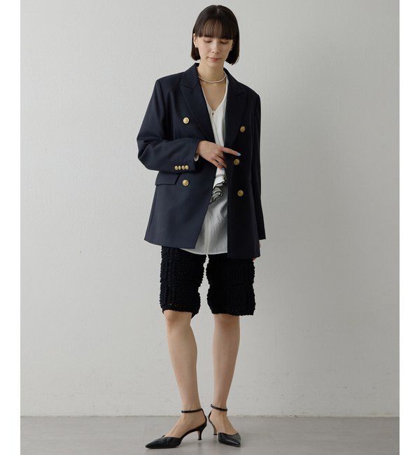  「ハンドクロシェハーフパンツ」|チノ|