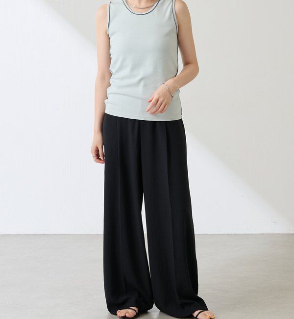  「シアーパイピングタンクトップ」|Tシャツ・カットソー|