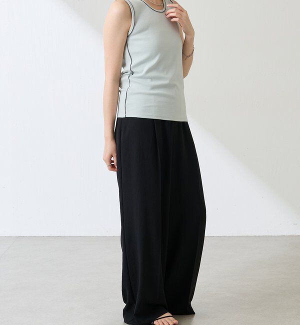  「シアーパイピングタンクトップ」|Tシャツ・カットソー|