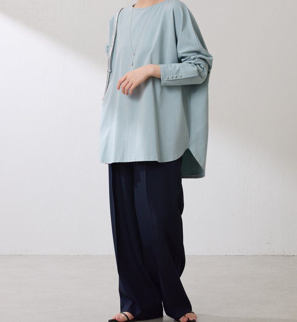  「袖ボタンロンT」|Tシャツ・カットソー|