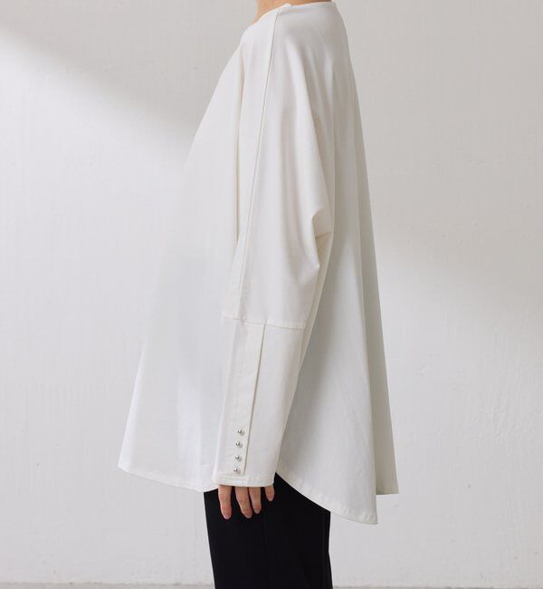  「袖ボタンロンT」|Tシャツ・カットソー|