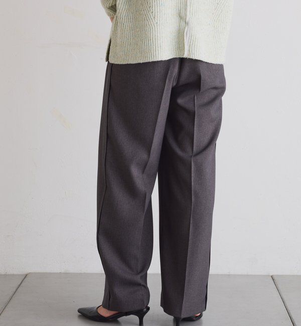 「ウールライクタックパンツ」|チノ|