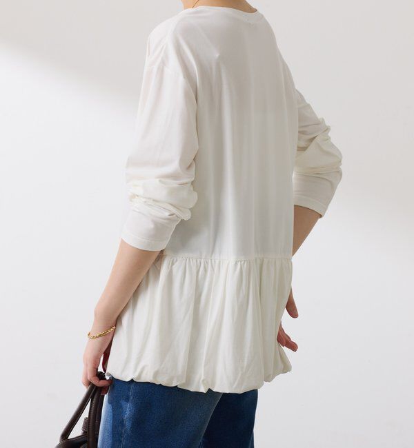  「裾バルーンロンT」|Tシャツ・カットソー|