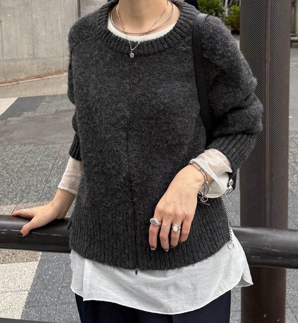  「ヤクライクショートニット」|ニット・セーター|