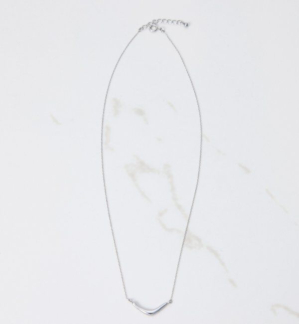  「【PAPILLONNER/パピヨネ】ステンレスカーブトップネックレス」|リング|