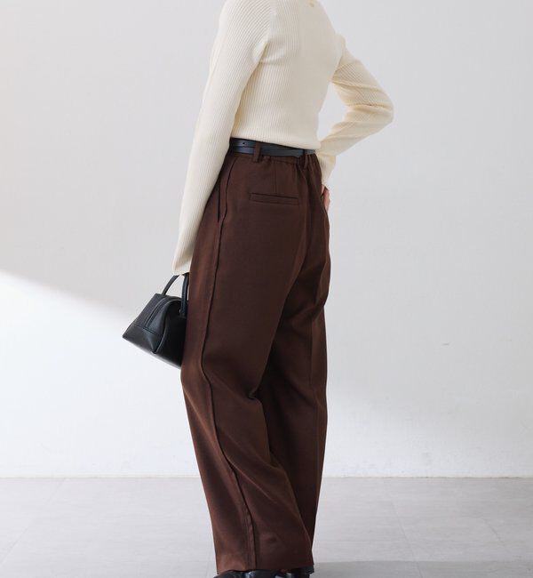  「深スクエアリブニット」|ニット・セーター|