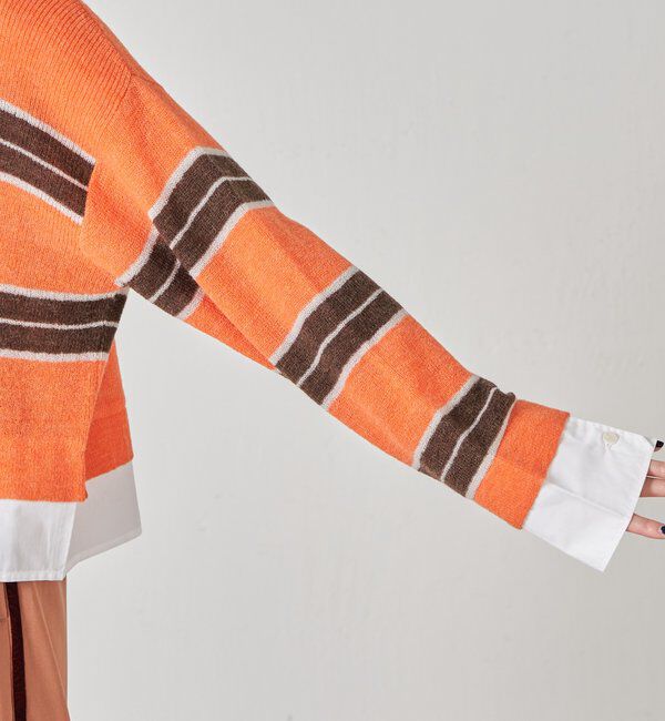  「エアリードッキングボーダーニット」|ニット・セーター|