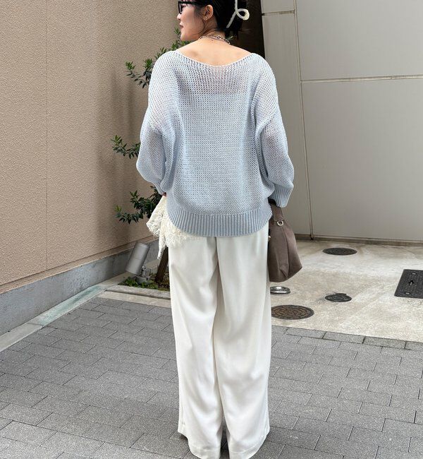  「【累計販売数3万枚突破/23色4サイズ展開！】タックワイドパンツ」|チノ|