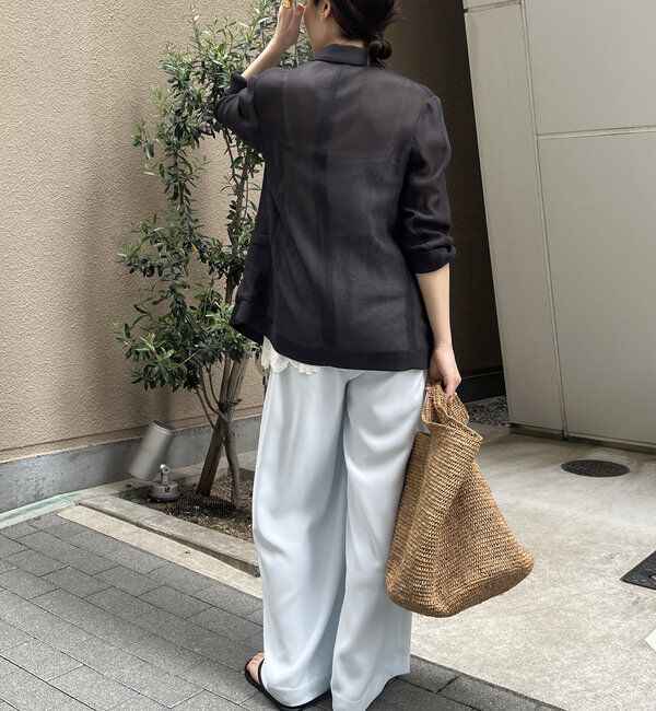  「【累計販売数3万枚突破/23色4サイズ展開！】タックワイドパンツ」|チノ|