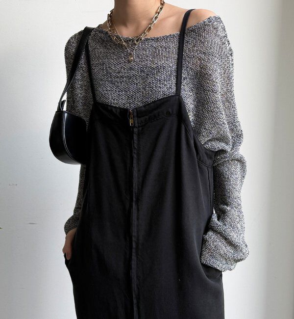  「リヨセルデニムジャンスカ」|ワンピース|ブラックその他2