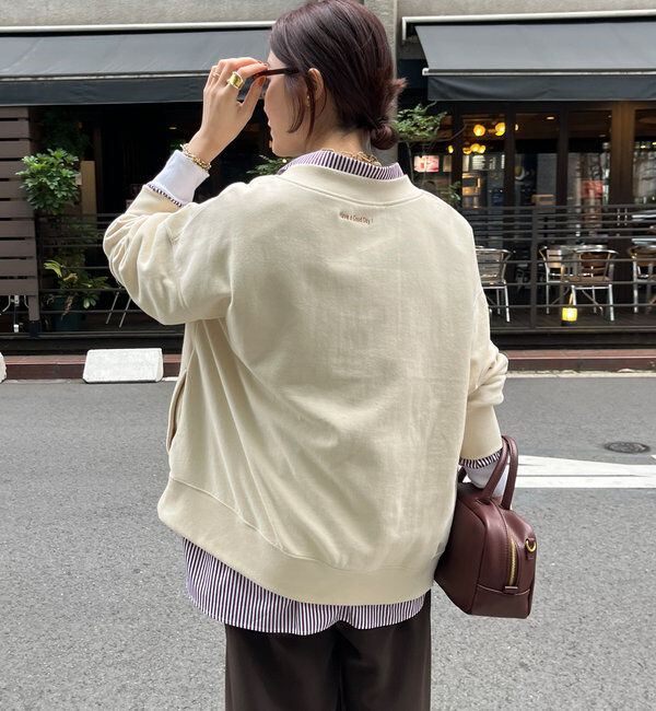  「【新色追加】【インフルエンサー OKOCHI企画】ハーフジップスウェット」|Tシャツ・カットソー|